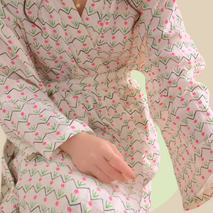 Hana Field Long Yukata