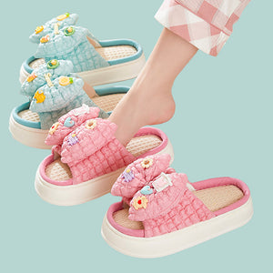 Lolita Summer Slippers - The Linea Home - Kawaii Homeware - Harajuku Pastel Colours