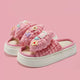 Lolita Summer Slippers - The Linea Home - Kawaii Homeware - Sakura Pink 1