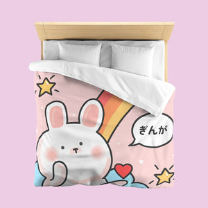 Hello Momo Bedding Set - www.thelineahome.nl - Kawaii Homeware - Pink