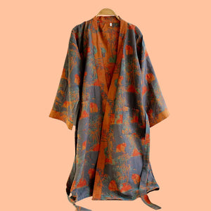 Aki Cotton Kimono Robes