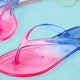 Icy Jelly Summer Flip Flops - The Linea Home - Kawaii Summer Accessories - Beachwear - Galaxy