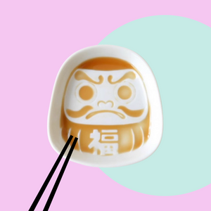 Minoyaki Daruma Dipping Dish