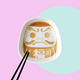 Minoyaki Daruma Dipping Dish