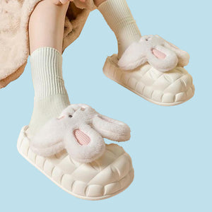 Fuwa Bunny Slippers - www.thelineahome.nl - Cotton White