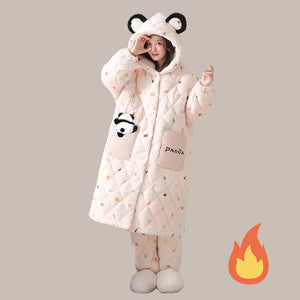 Kawaii Panda Robe & Pant Set