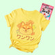 Kawaii Shiba T-Shirt - The Linea Home - Kawaii Fashion Apparel - Yellow - Taiyaki Shiba