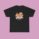 Kawaii Shiba Cotton T-Shirt - The Linea Home - Kawaii Fashion - Midnight Black