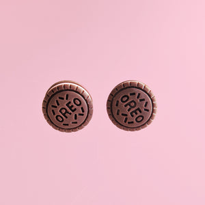 Kawaii Snacks Earrings - www.thelineahome.nl - Kawaii Accessories - Oreo Cookies