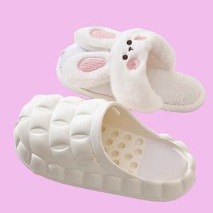 Fuwa Bunny Slippers - www.thelineahome.nl - Removable