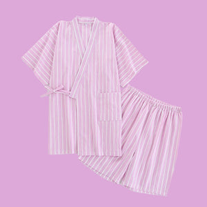 Heiko Kimono Pyjamas - www.thelineahome.nl - Rose Pink