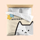 Sweet Dreams Kitty Bedding Set - www.thelineahome.nl - Kawaii Homeware - Butter Cream