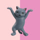 Dance Dance Kitty Cat Holder