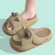 Kitty Ears Marshmallow Slippers - www.thelineahome.nl - Kawaii Homeware - Boba Tea