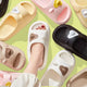 Kitty Ears Marshmallow Slippers - www.thelineahome.nl - Kawaii Homeware - All Designs