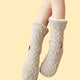 Cable Knit Super Warm Socks - www.thelineahome.nl - Boba Tea