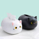 Shiro & Kuro Cat Tissue Boxes - www.thelineahome.nl - Kawaii Homeware - Black and White Cat Tissue dispenser