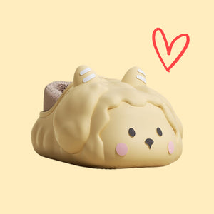 Kenji the Sheep Slippers - www.thelineahome.nl - Custard Yellow