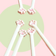 Kitty Paw Paw Chopsticks ( 2 Pairs) - www.thelineahome.nl - context 2
