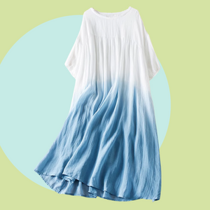 Kumo Ombre Maxi - www.thelineahome.nl - Blue Clouds 