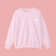 Hiro Cat Crewneck Sweater - www.thelineahome.nl - Kawaii Homeware - Sakura Pink