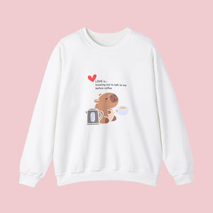 Love is ~ Coffee Crewneck Sweater