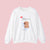 Love is ~ Toilet Crewneck Sweater - www.thelineahome.nl - Kawaii Homeware - Cotton White