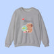 Love is ~ Globe Crewneck Sweater - www.thelineahome.nl - Kawaii Homeware - Warm Grey