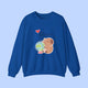 Love is ~ Globe Crewneck Sweater - www.thelineahome.nl - Kawaii Homeware - Nippon Blue