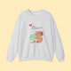 Love is ~ Globe Crewneck Sweater - www.thelineahome.nl - Kawaii Homeware - Powder Grey