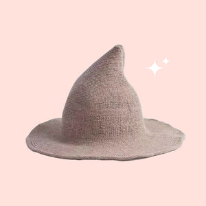 Wizard Wool Blend Hat - The Linea Home - Kawaii Accessories - Latte 