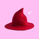 Wizard Wool Blend Hat - The Linea Home - Kawaii Accessories - Cherry Red