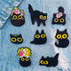 Midnight Cat Enamel Pins - The Linea Home - Kawaii Accessories - All Design