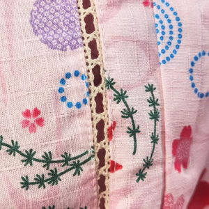Mini Me ~ Kingyo Kimono Pyjamas - www.thelineahome.nl - Sakura Pink - Detail 2