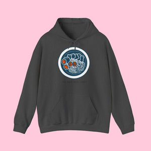 You Make MISO Happy Hoodie - www.thelineahome.nl - Kawaii Fashion Apparel - Charcoal Grey