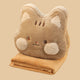 Ikimono 3 in 1 Cushion Blanket Set - www.thelineahome.nl - Fluffy Kitty
