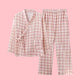 Furekishi Kimono Pyjamas - www.thelineahome.nl - Pink Checker