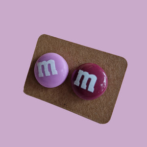 M&M Earrings - The Linea Home - Kawaii Accessories - Mulled Wine