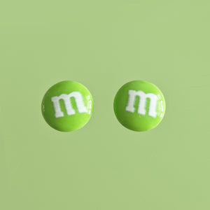 M&M Earrings - www.thelineahome.nl - Kawaii Accessories - Green Apple