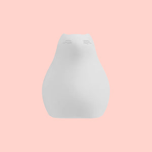 Neko Neko Hand Warmer - www.thelineahome.nl - Kawaii Home Gadget - Hot Water Bottle - Milky White