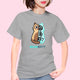 Neon Kitty Cotton T-Shirt