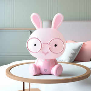 Dapper Bunny LED Lamp - www.thelineahome.nl - Kawaii Homeware - Sakura Pink