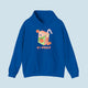 Life's a Peach Hoodie - www.thelineahome.nl - Nippon Blue