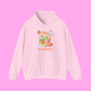 Life's a Peach Hoodie - www.thelineahome.nl - Sakura Pink