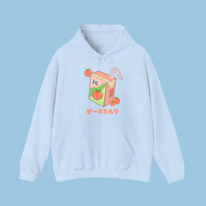 Life's a Peach Hoodie - www.thelineahome.nl - Sky Blue
