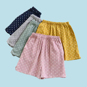 Polka Dots Pyjamas Shorts - www.thelineahome.nl - Kawaii Home Apparel - All Designs