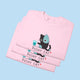 Pushy Cat Crewneck Sweater - www.thelineahome.nl - Sakura Pink Stack