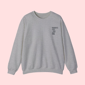 Ramen is Life Crewneck Sweater - www.thelineahome.nl - Kawaii Home Apparel - Warm Grey