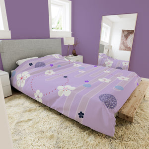 Sakura Kimono Bedding Set - www.thealineahome.nl - Sweet Liliac