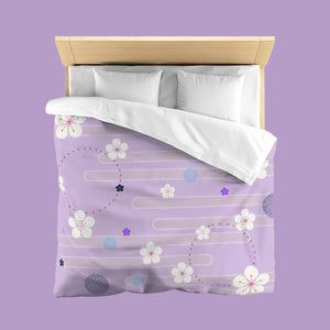 Sakura Kimono Bedding Set - www.thealineahome.nl - Sweet Liliac